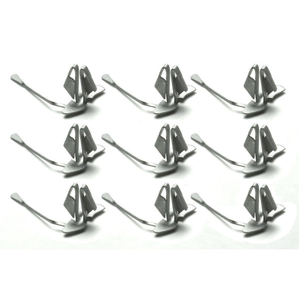 1967-1968 Mustang Fastback Trunk Lid Molding Clip Set, 9 pcs