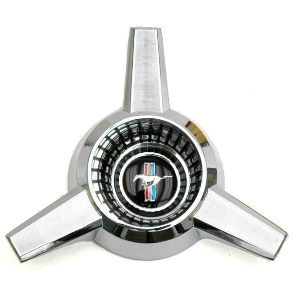 1966 Mustang Wheel Cover Spinner, Fits Standard Hub Cap, Metal