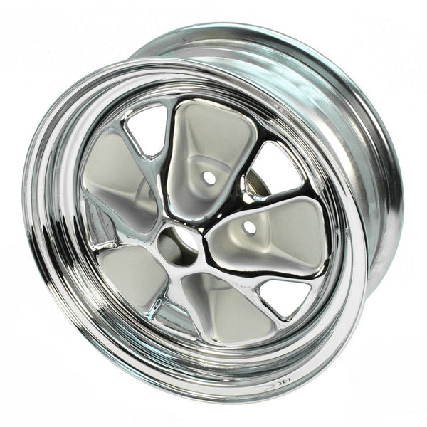 1964-1965 Mustang Styled Steel Wheel, 14x5, Argent
