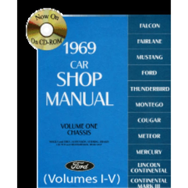 1969 Mustang Shop Manuals (CDROM)