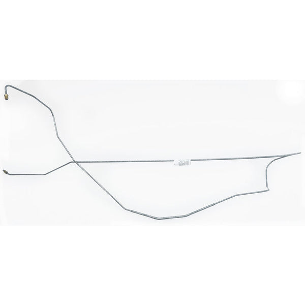 1964-1966 Mustang Pre-Bent Long Front To Rear Brake Line, Disc, Factory, Single Exhaust