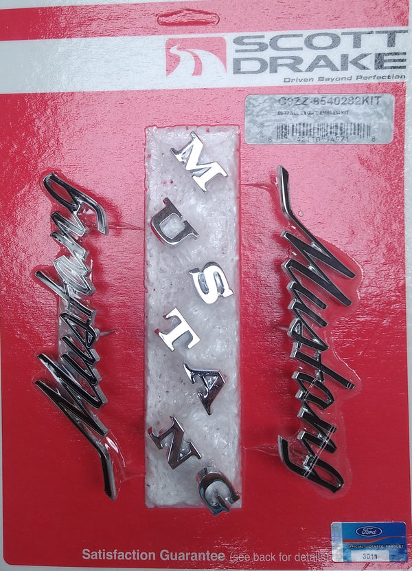 1969-1972 Mustang Emblem Kit