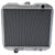 1967-1968 Mustang Radiator, Aluminum, 8 cyl, 2 Super Row, 20 inches, LH, lower hose