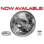 1965-1968 & 1970-1973 Mustang Sealed Beam Halogen Headlight w/ FoMoCo Script,(exc. 69)