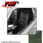 Convertible / Ivy Gold 1970 Mustang Two Front Buckets & Rear Seat Upholstery, Deluxe