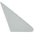 1964-1968 Mustang Vent Window Glass, Smoke, RH