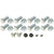 1970 Mustang Bumper Bolt Kit, Front & Rear, 22 pcs