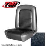 Black 1967 Mustang Front Bench Upholstery, Std