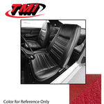 Vermillion 1970 Mustang Two Front Buckets Upholstery, Standard
