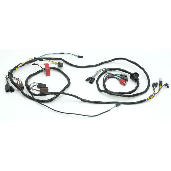 1968 Mustang Firewall To Headlight Wire Loom, w/Tach, w/o GT