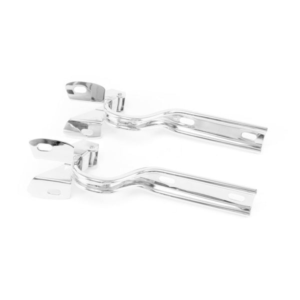 1979-1993 Mustang Hood Hinges, Polished Stainless Steel, RH & LH