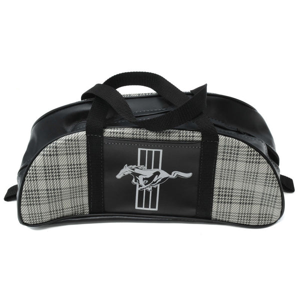 1965-1973 Mustang Tote Bag, Small, Plaid, w/logo