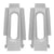 1965-1968 Mustang Dynacorn B-Pillar To Floor Braces, Conv, Weld Thru Primer