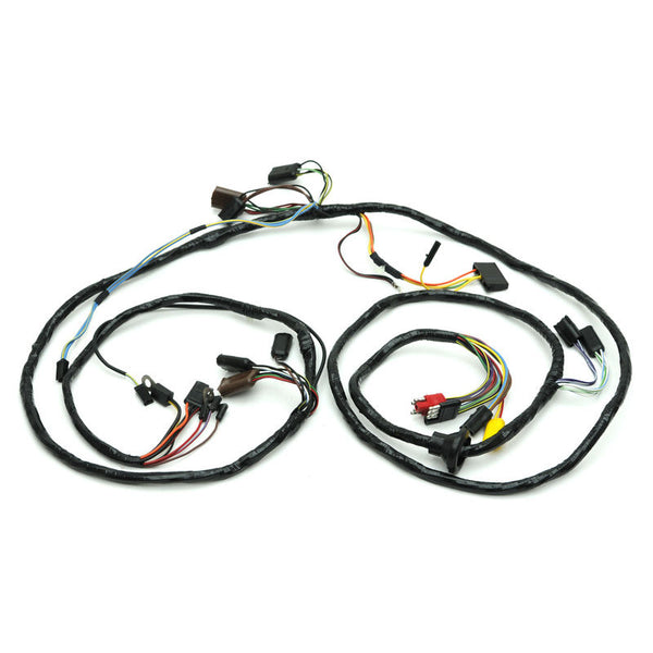 1968 Mustang Firewall To Headlight Wire Loom, w/o Tach, w/o GT