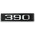1969 Mustang Front Hood Ornament, 390, RH or LH