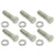 1965-1968 Mustang Trans Mounting Bolt Kit, Bell Housing to Block, Auto Trans, 8 cyl, 12 pcs