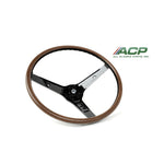 1969 Mustang Steering Wheel, Mach 1, Deluxe, Woodgrain