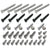 1965-1966 Mustang Interior Trim Hardware Kit, Screws, Pony