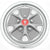 1965-1966 Mustang Styled Steel Wheel Hub Cap, 14 inches Styled Steel Wheel Look, Plastic, Set of 4, Includes 4 Red Center Caps