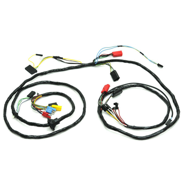 1967 Mustang Firewall To Headlight Wire Loom, w/o Tach, w/o GT