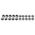 1966 Mustang Quarter Panel Ornament Hardware, 20 pcs