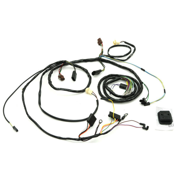 1969 Mustang Firewall To Headlight Wire Loom, w/Tach