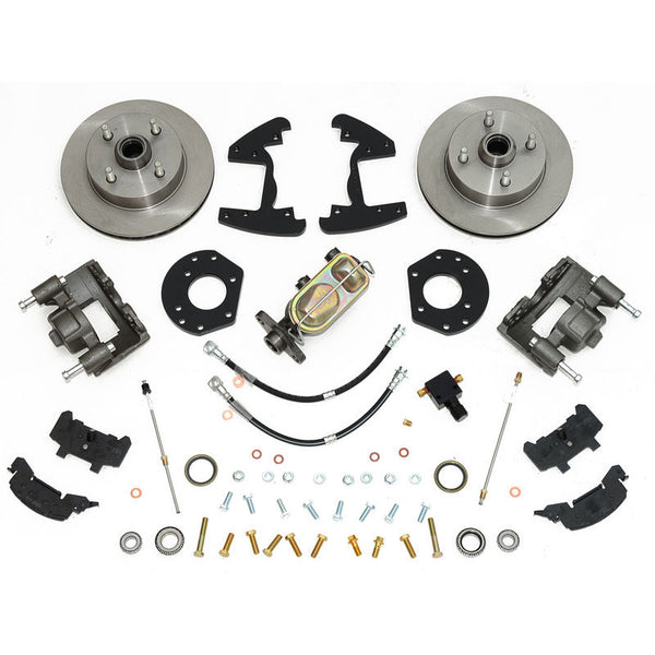 1964-1966 Mustang Brake Conversion Kit, 6 cyl, 4-lug, Non-Power