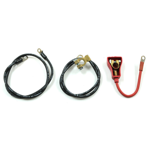 1965-1966 Mustang Battery & Starter Cables Kit, 6 cyl