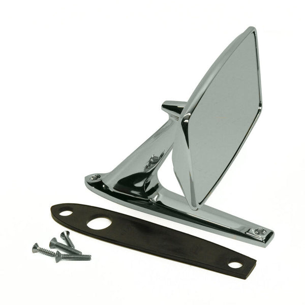 1967-1968 Mustang Outside Mirror, Std rectangular head, Mirror, RH or LH