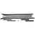 1971-1973 Mustang Windowfelt Kit, Door & Quarter, Conv, 8 pcs, USA