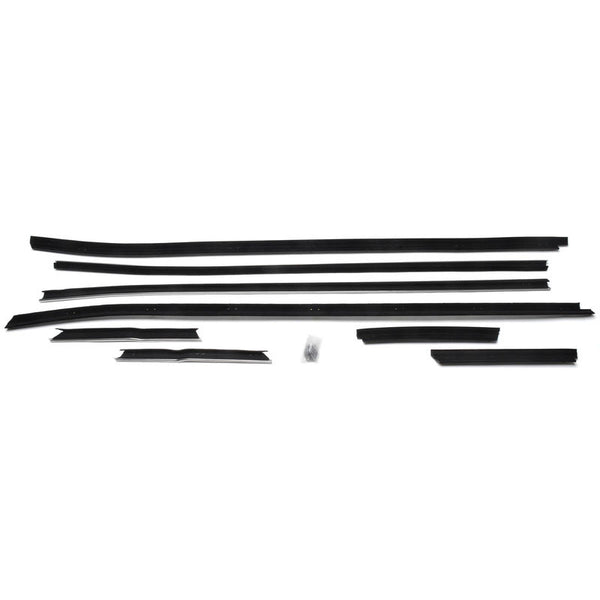 1971-1973 Mustang Windowfelt Kit, Door & Quarter, Conv, 8 pcs, USA