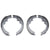 1967-1973 Mustang Rear Brake Shoes, 8 cyl, 10 inchesx2 inches