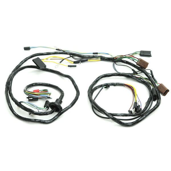1967 Mustang Firewall To Headlight Wire Loom, w/Tach, w/GT