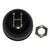 1965-1967 Mustang Transmission Gear Shift Lever Knob, 3 Speed, Black, Early 67