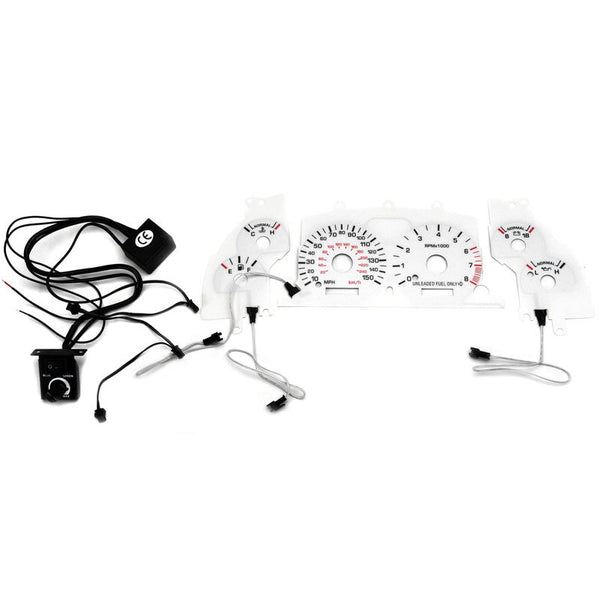 1994-1998 Mustang 2 Color Electro-Luminescent Gauges, GT, 150MPH
