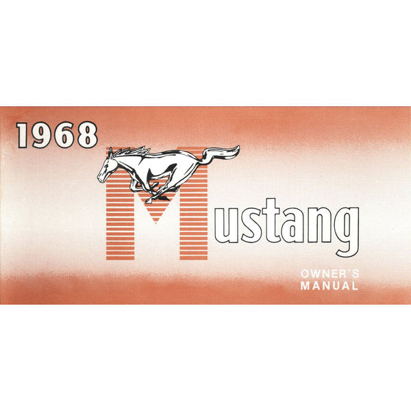 1968 Mustang Owner Manual