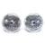 1969 Mustang H4 Headlight Conversion Kit, 5 3/4 inches diameter, includes two 60/55W H4 Bulbs, Tri-Bar Style, Blue dot