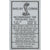 1967-1968 Shelby Mustang Interior Decal, Tire Pressure, E70X15