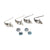 1970-1973 Mustang Honeycomb Tail Light Panel Molding Retainer Clips, 24 pcs