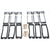 1967 Mustang Tail Light Bezel Kit, Incl. 6 bezels, 6 pads & 12 studs