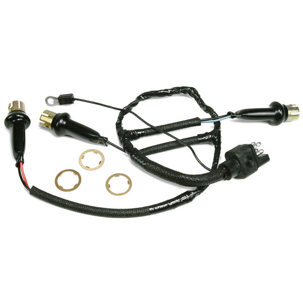 1968  Shelby Tail Light Extension Wiring, w/Sockets, Sequential, RH or LH