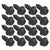 1965-1966 Mustang Fender Splash Shield Mounting Screw Set, 16 pcs