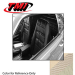Convertible / White 1970 Mustang Two Front Buckets & Rear Seat Upholstery, Deluxe