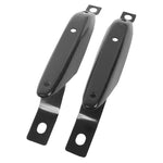 Black 1967-1968 Mustang Rear Bumper Guards, RH & LH