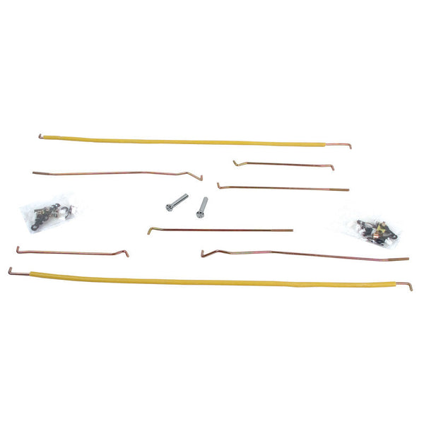 1967-1968 Mustang Door Lock Rod Set, RH & LH
