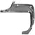 1969-1970 Mustang Dynacorn Rear Quarter Panel Bracket, FB, RH, Weld Thru Primer