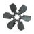 1964-1970 Mustang Clutch Fan, 6 Blade, 170, 200, 250, 15 inches Blade