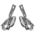 1965-1966 Mustang Trunk Lid Hinges, Coupe & Conv, RH & LH