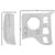 1969-1970 Mustang Dynacorn Pillar Panel, Inner, Weld Thru Primer, LH
