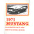 1971 Mustang Fact Book